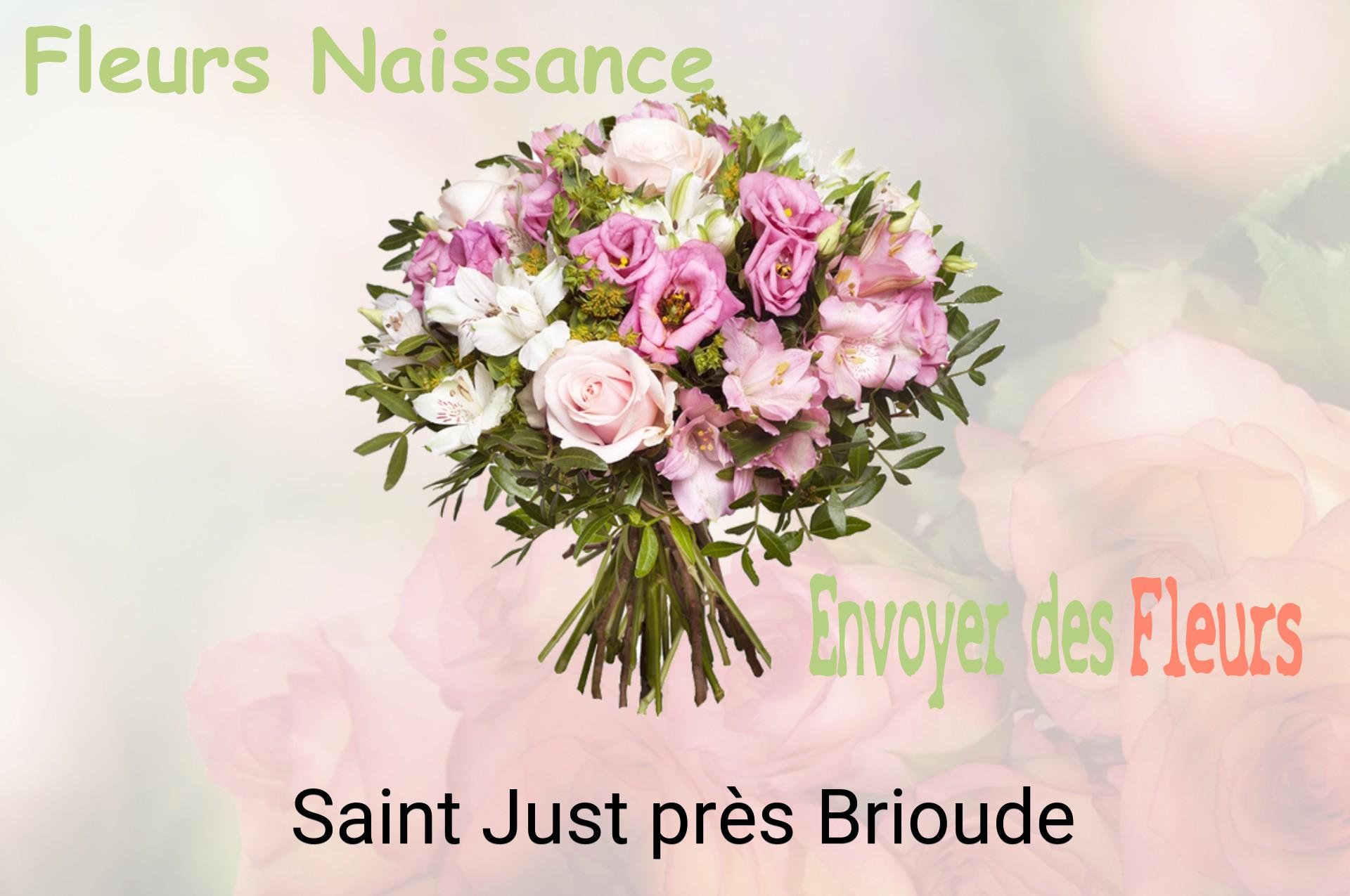 Bouquet de fleurs de naissance livré à Saint-Just-près-Brioude